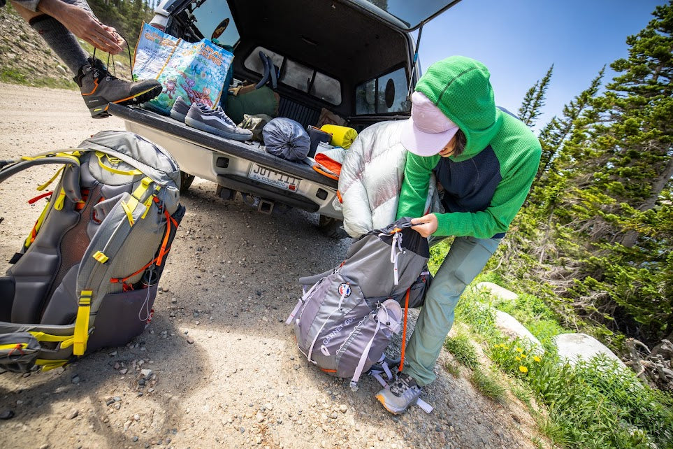 How to pack for backpacking. Photo: Dalton Johnson